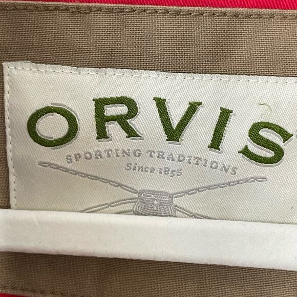 Men's Orvis Canvas Red Lined Field Barn Jacket sz. XL #Bi - Picture 3 of 16